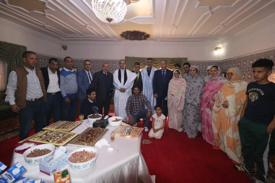 والي جهة العيون الساقية الحمراء يقدم واجب العزاء لعائلة المرحوم بشر حيدار