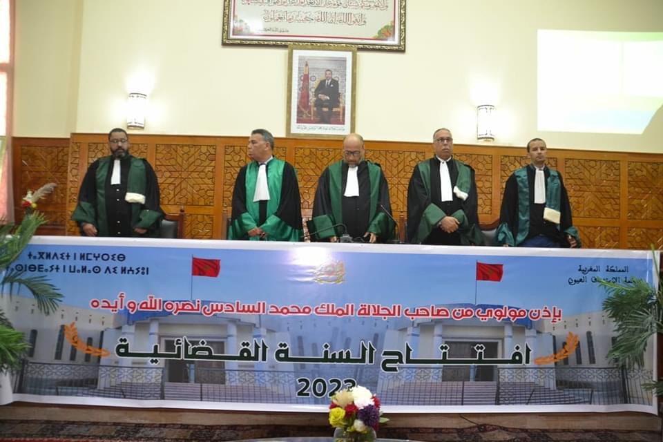 إفتتاح السنة القضائية 2023 بالعيون (صور)