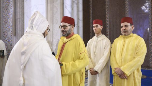 أمير المؤمنين يترأس بمسجد الحسن الثاني بالدار البيضاء حفلا دينيا إحياء لليلة القدر المباركة