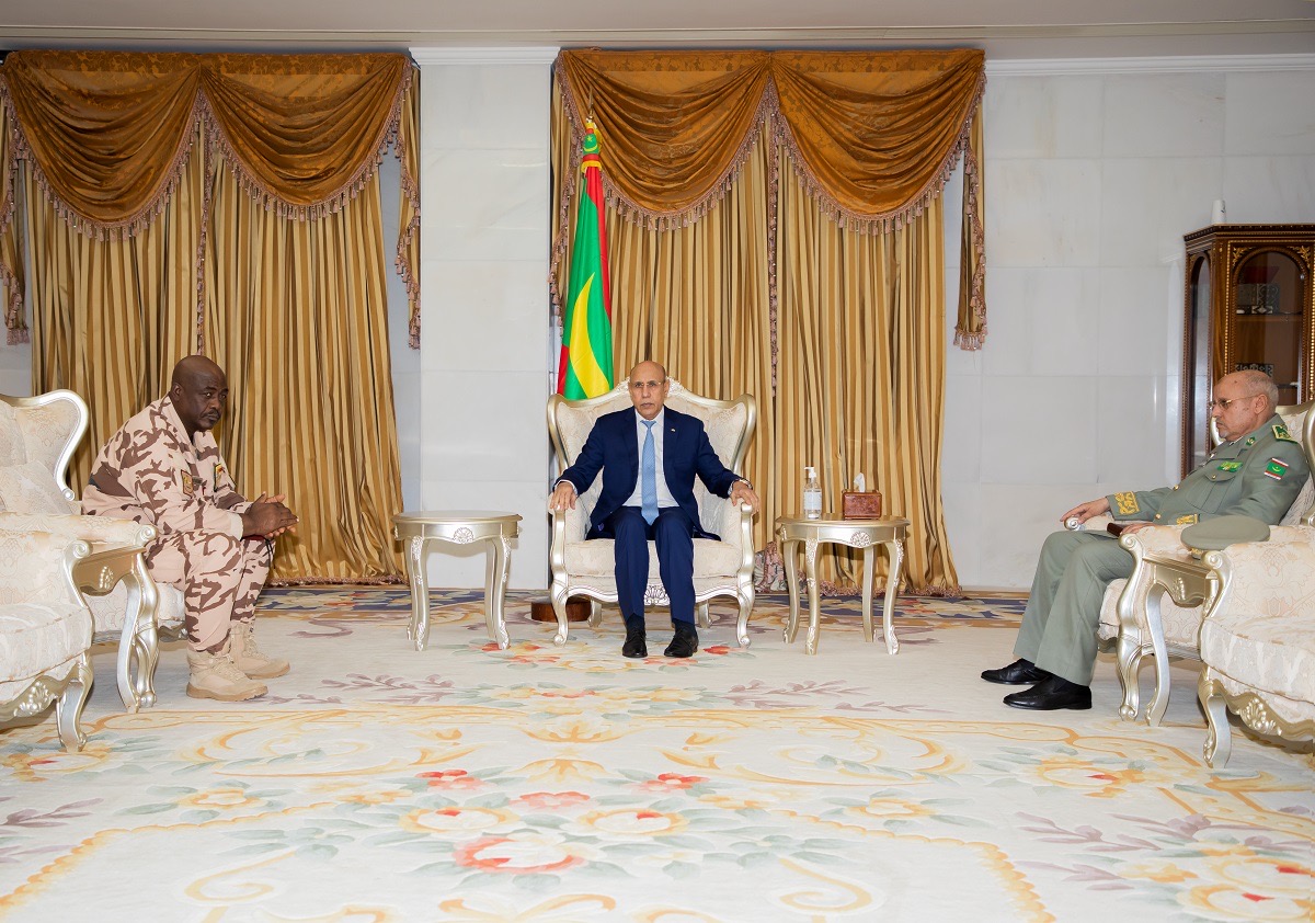 الرئيس الموريتاني يستقبل قائد قوات دول الساحل المشركة