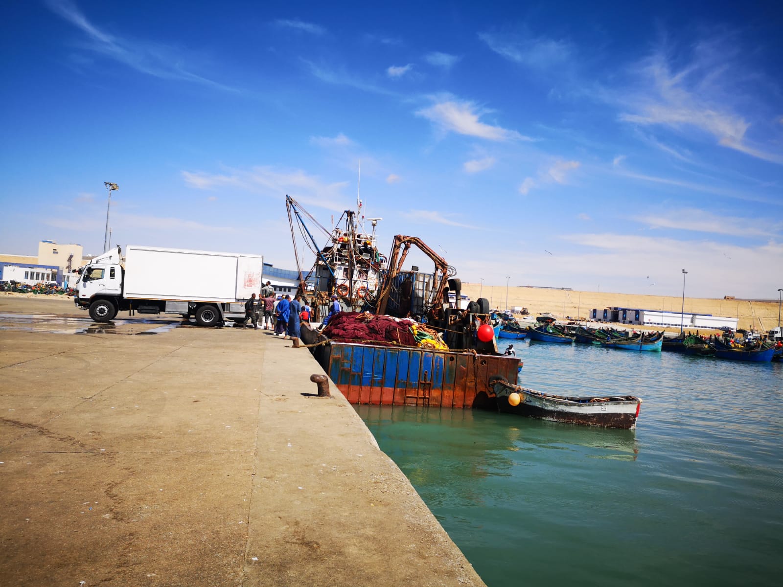 ميناء بوجدور محرك عجلة التنمية بإقليم التحدي