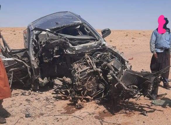 ثلاثة أشخاص يلقون مصرعهم في حادث انفجار سيارة موريتانية في المنطقة العازلة