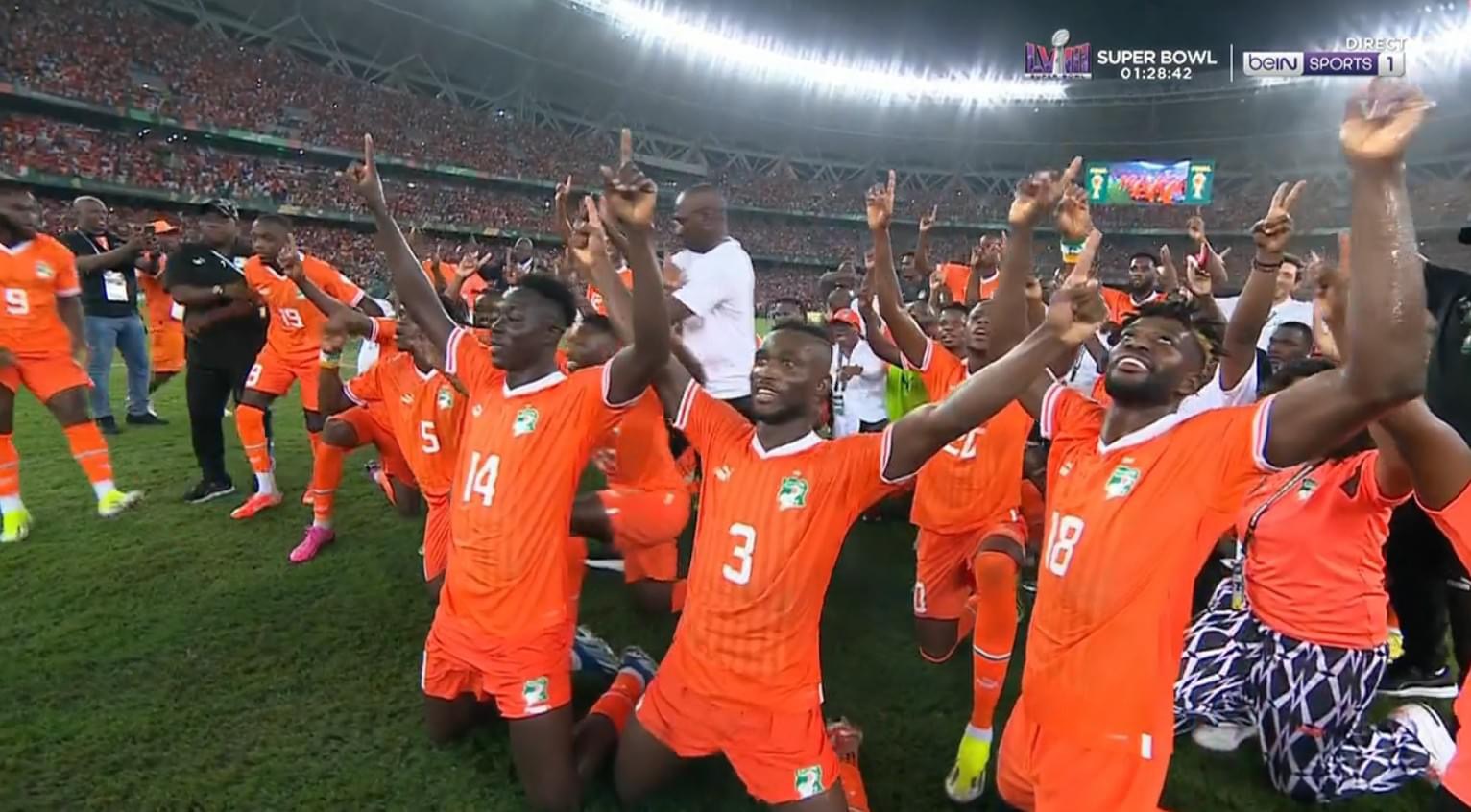 كوت ديفوار تفوز على نيجيريا وتحرز لقب كأس إفريقيا 2023