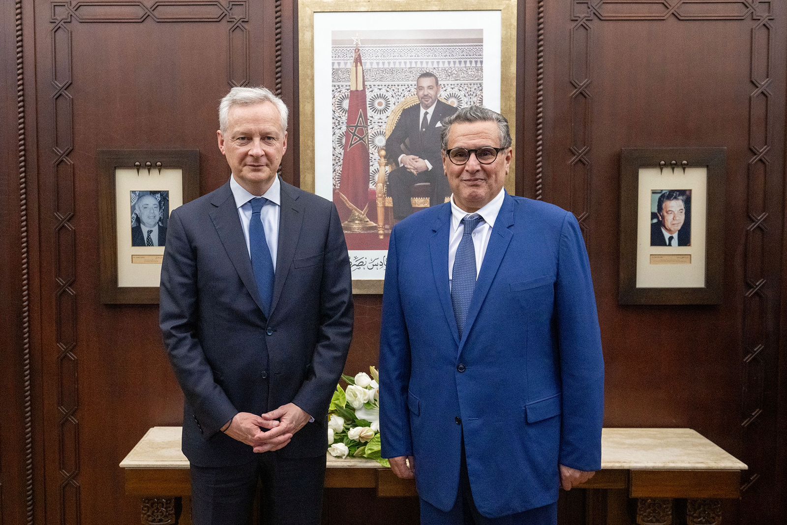 أخنوش يجري مباحثات مع وزير الاقتصاد والمالية والسيادة الصناعية والرقمية الفرنسي