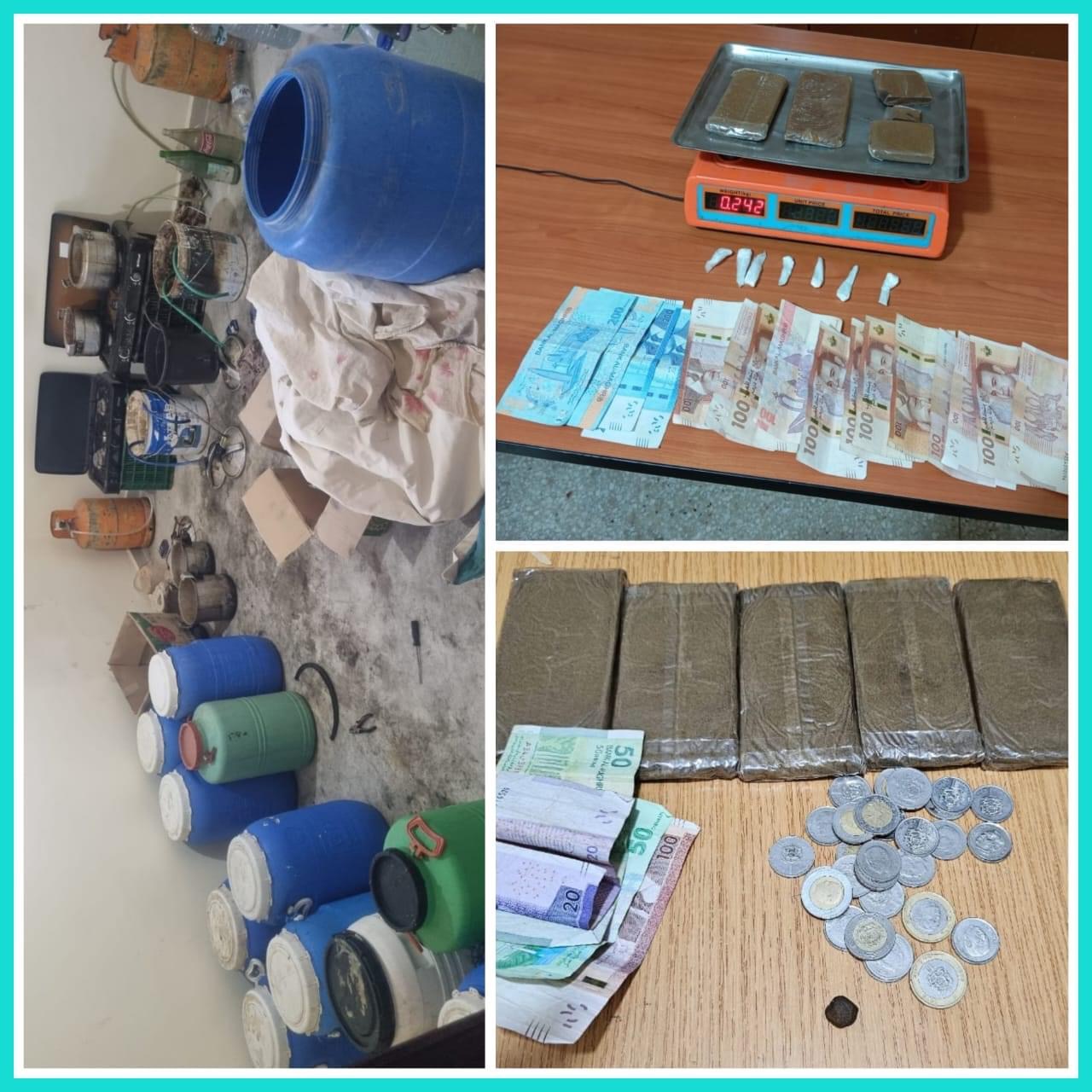 العيون …توقيف أربعة أشخاص بتهمة الاتجار في المخدرات وترويج مسكر ماء الحيا