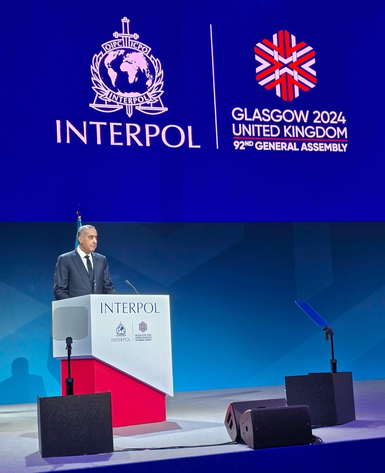 المدير العام للأمن الوطني ولمراقبة التراب الوطني يرأس وفد المملكة المغربية المشارك في الدورة 92 للجمعية العامة للأنتربول بمدينة غلاسكو بإسكتلندا