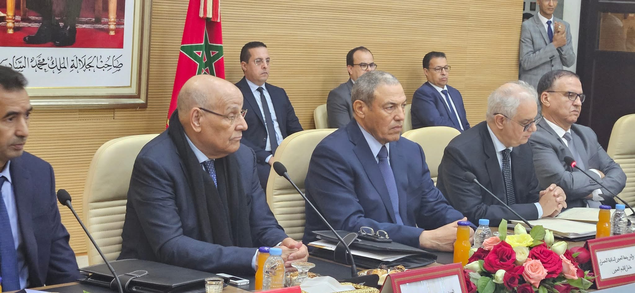 نزار بركة يترأس أشغال المجلس الإداري لوكالة الحوض المائي الساقية الحمراء و وادي الذهب