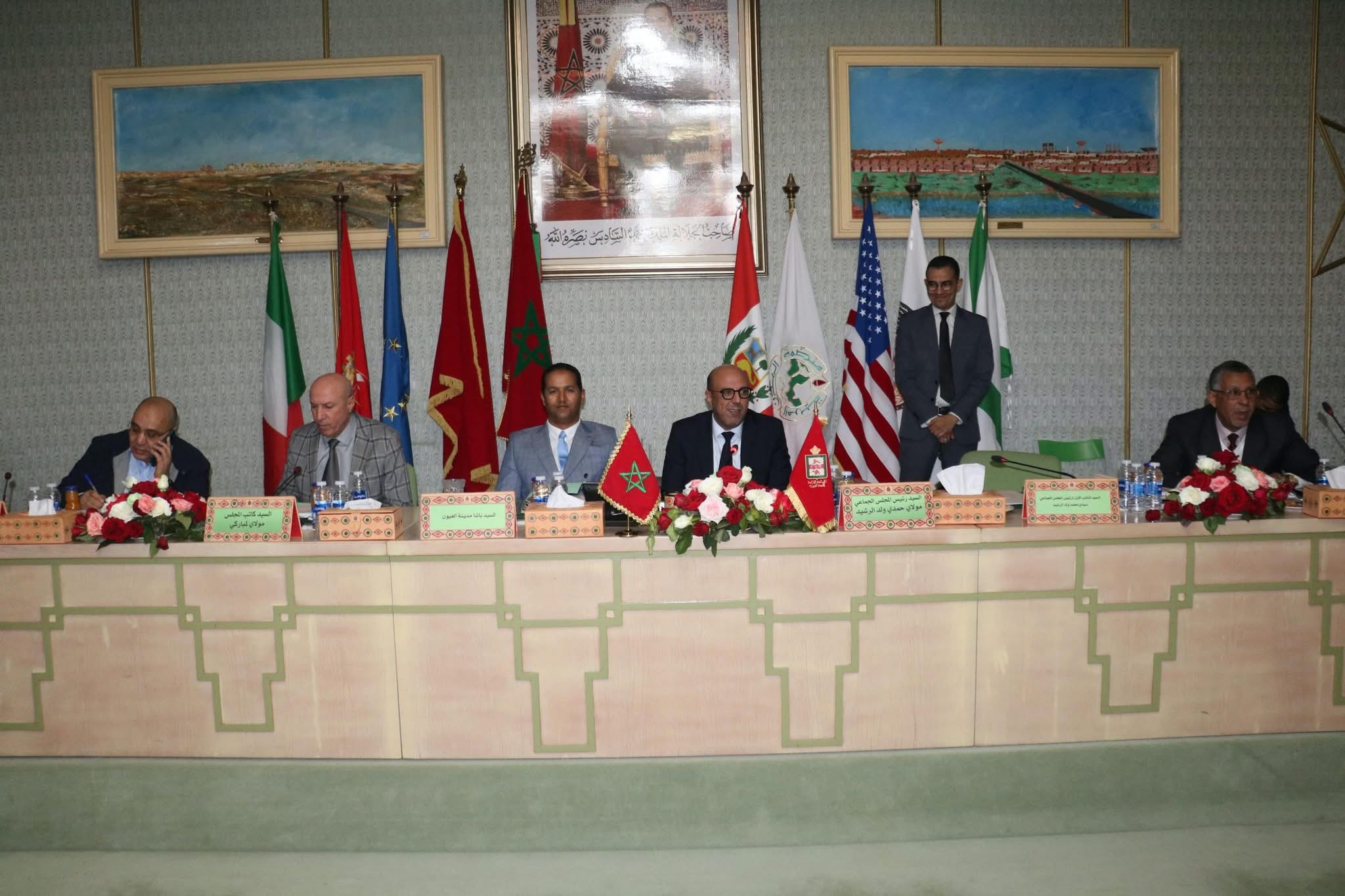 جماعة العيون تعقد أشغال دورتها العادية لشهر فبراير بالمصادقة على جدول الأعمال