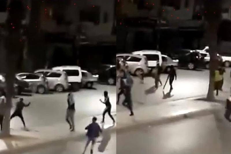 أمن العيون يوقف 18 قاصراً بسبب التراشق بالحجارة.