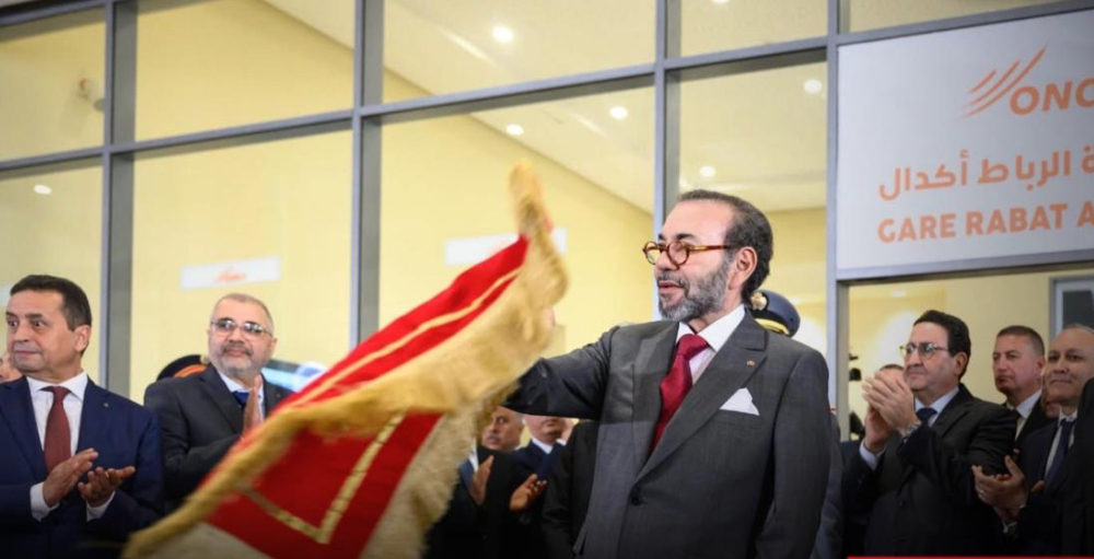 جلالة الملك يُعطي بالرباط انطلاقة أشغال إنجاز الخط السككي فائق السرعة LGV الرابط بين القنيطرة ومراكش