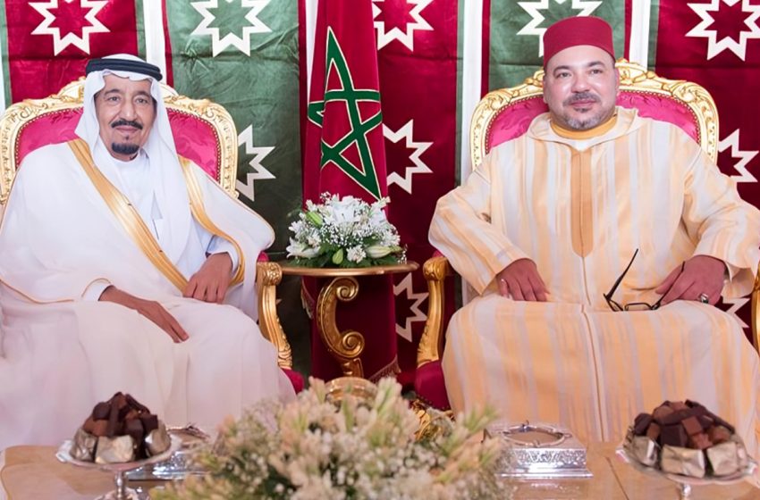 جلالة الملك يهنئ خادم الحرمين الشريفين بمناسبة يوم التأسيس السعودي