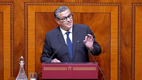 أخنوش يعرض حصيلة العمل الحكومي أمام البرلمان في جلسة مشتركة لتعزيز الشفافية والمساءلة