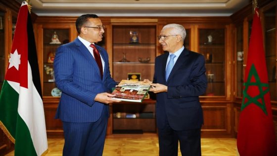 راشيد الطالبي العلمي يستقبل خليفة سليمان محمد الديات لتعزيز التعاون البرلماني بين المغرب والأردن