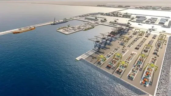 ميناء الداخلة الأطلسي يقترب من الاكتمال.. 65% من الأشغال أُنجزت والاستغلال المرتقب في 2029