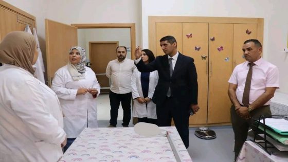 المدير العام للمجموعة الصحية الترابية بالعيون الساقية الحمراء يتفقد عدداً من المنشآت الصحية بالعيون