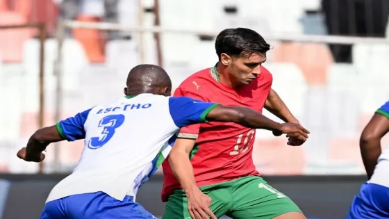 المنتخب المغربي يفوز على ليسوتو بثلاث اهداف دون مقابل